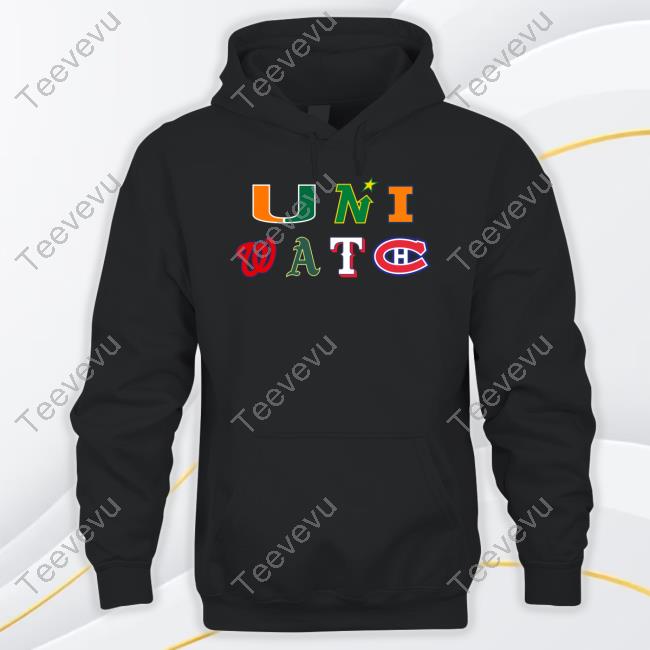 Miami Hurricanes Minnesota North Stars Illinois Fighting Illini logo Tee Shirt