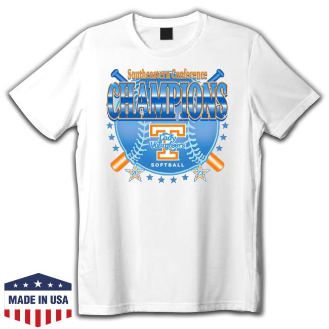 Official Tennessee Lady Volunteers Softball 2023 Southeastern Conference Champions shirt