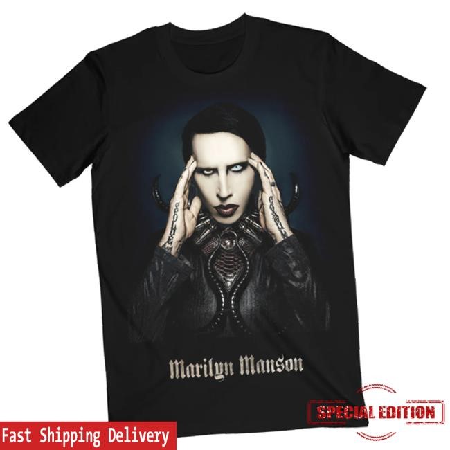 Official Marilyn Manson Merch Store Psychic Horns Tee