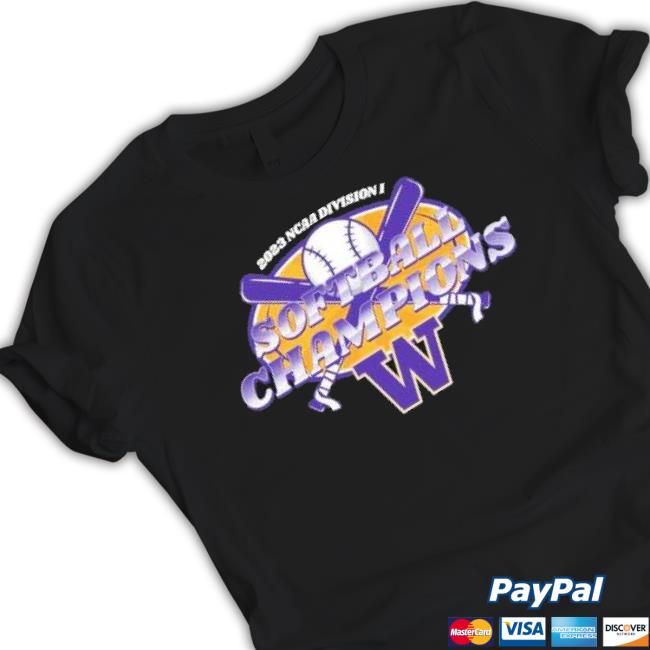 Official Washington Huskies 2023 Ncaa Division I Softball Champions shirt