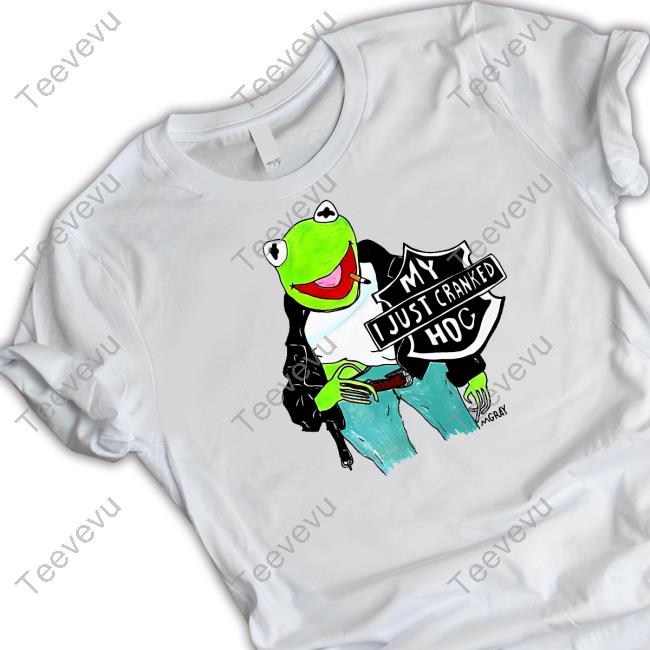 My I Just Cranked Hog Mgray Long Sleeve T Shirt