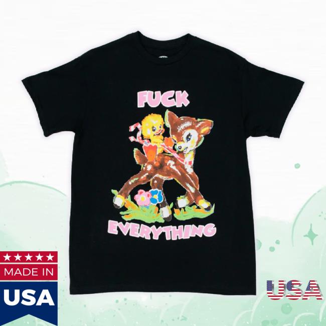 Official Unheardof Brand Merch Store Paradise Nyc Fuck Everything Hoodie Sweatshirt 'Black' Unheardofbrand Shop