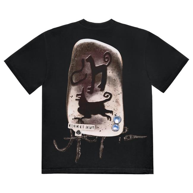 Official Travis Scott Merch Store Travis Scott Utopia B5 L/S T Shirt Black TravisScott Shop