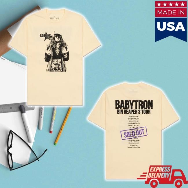 Official Br3 Tour Cream Sweaters Babytron Store Merch Shop