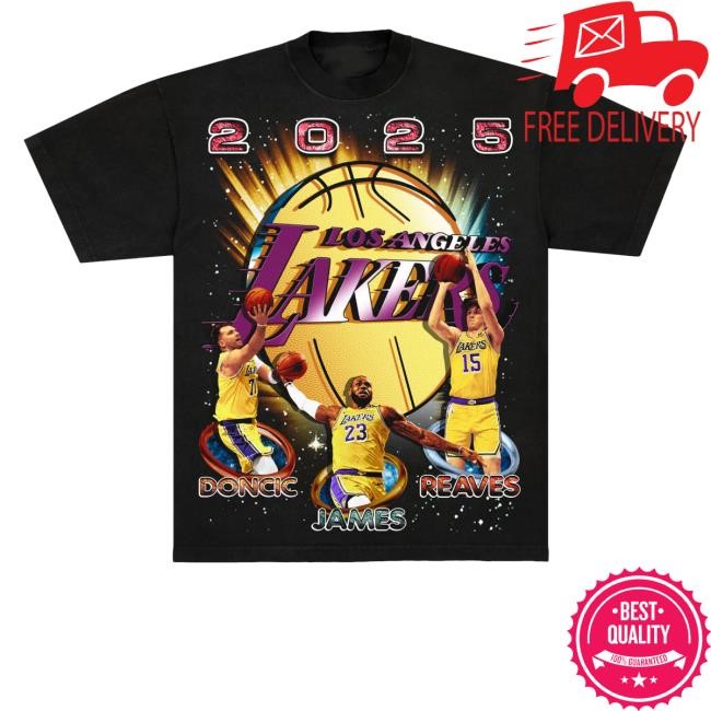 A.M. Vintage 2025 Lakers Tee Shirt