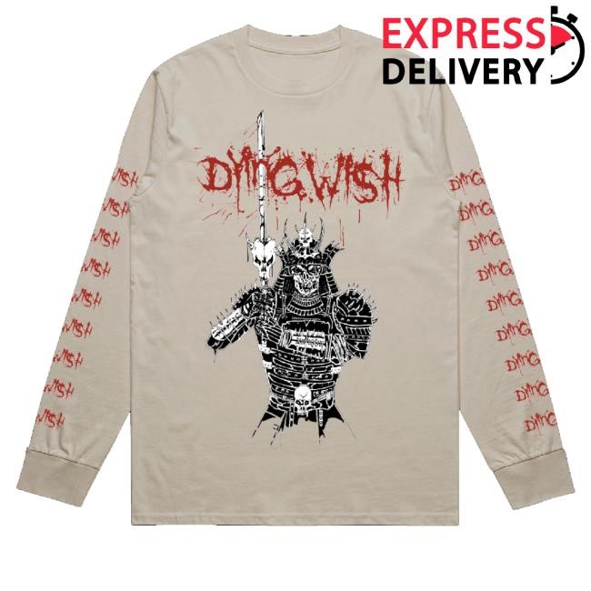 Official Dying Wish Merch Zombie Samurai Hoodie Sweatshirt