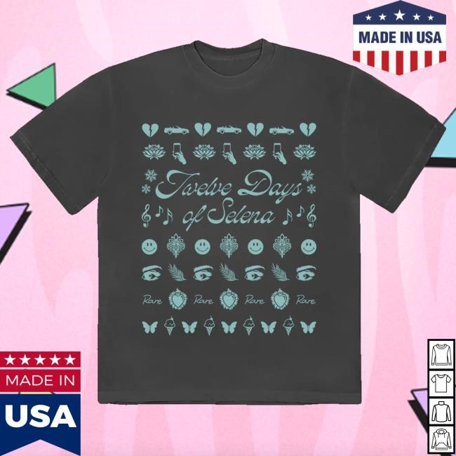 Trending Selena Gomez Official Shop Twelve Days Of Selena Shirt