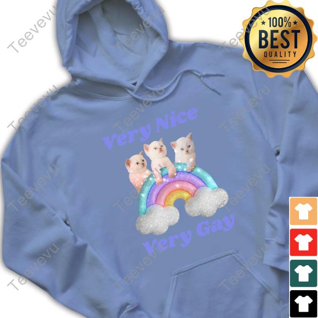 Very Nice Very Gay shirt, hoodie, tank top, sweater and long sleeve t-shirt
