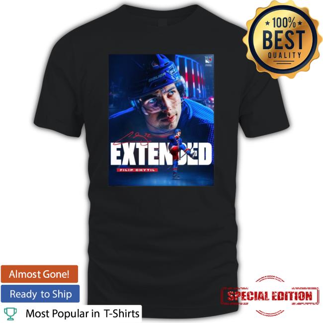 Filip Chytil Extended New York Rangers Signature shirt Filip Chytil Extended New York Rangers Signature Shirt