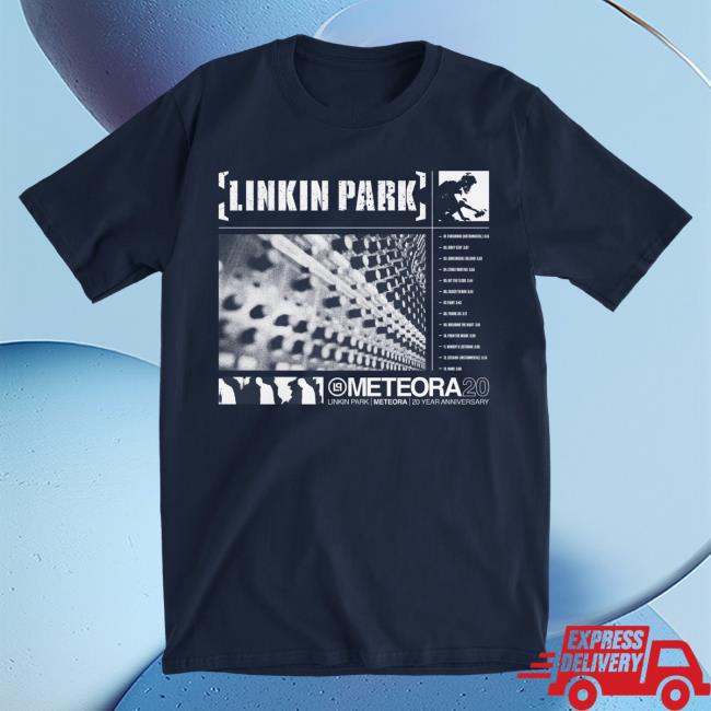 Official Linkin Park Merch Store Meteora Sound Board Navy Crew neck LinkinPark Apparel Clothing Shop