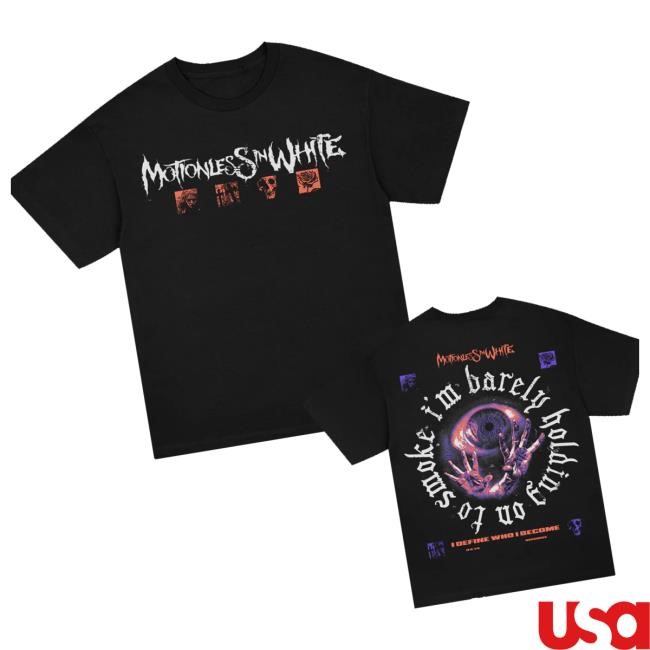 Motionless In White Official Store Holding On To Smoke Shirts