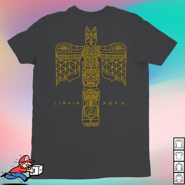 Official Linkin Park Merch Store One More Light TOTEM Long-Sleeve Charcoal LinkinPark Apparel Clothing Shop
