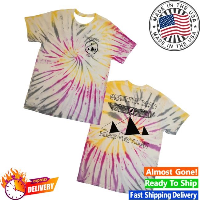 Blues For Allah Custom Tie-Dye Shirts Grateful Dead Merch Shop Store Blues For Allah Custom Tie-Dye Tank Top