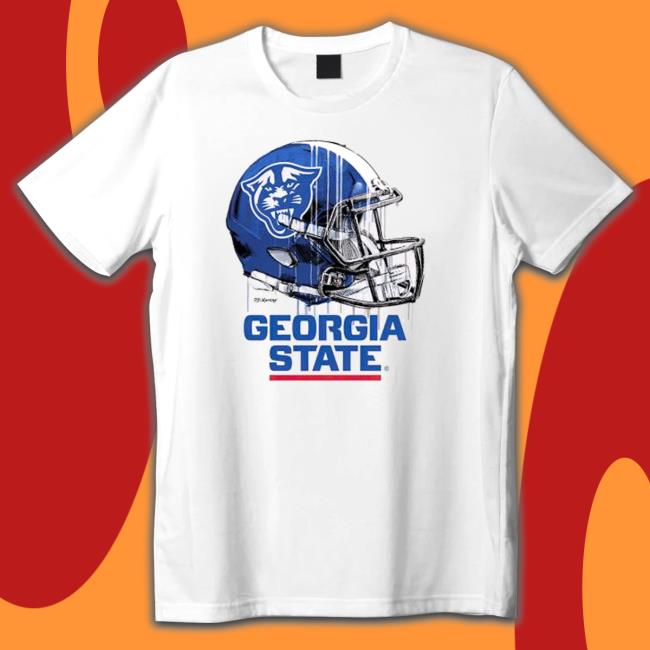 Georgia State Panthers Infant Dripping Helmet Classic Shirt