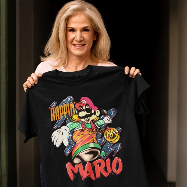 Mariobrothblog Rappin' Mario Shirt 1991 Rappin Mario Shirt