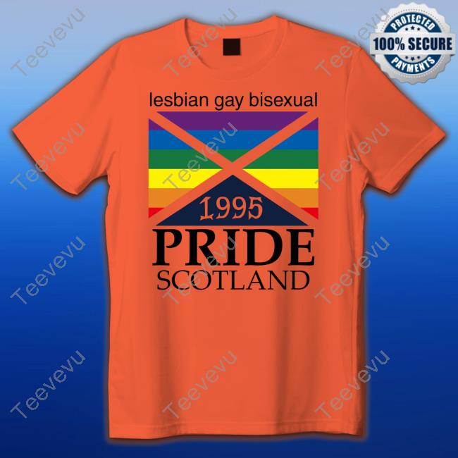 Lesbian Gay Bisexual 1995 Pride Scotland Shirt, T Shirt, Hoodie, Sweater, Long Sleeve T-Shirt And Tank Top Glasgow Women's Library