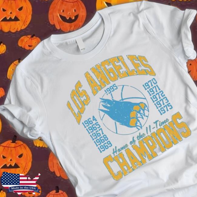 La Basketball Home Of The 11-Time Champions Hooded Sweatshirt