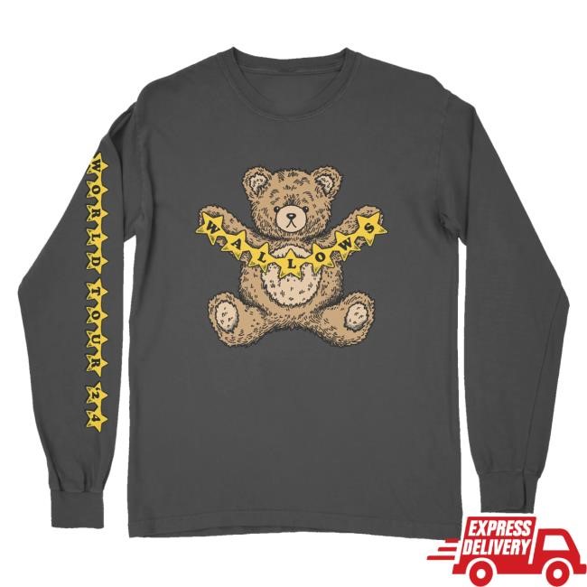 Official Wallows Music Merch Teddy Bear Tour Sweatshirt Wallows Store