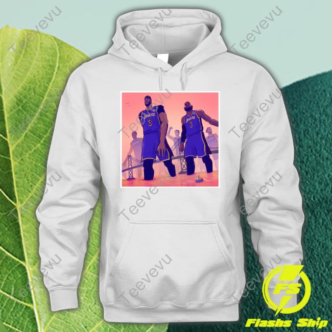 Anthony Davis And Lebron James Battle With The Bay Tee Shirt