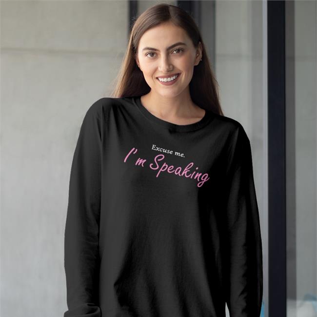 Afrosab Wearing Excuse Me I'm Speaking Tee Shirt