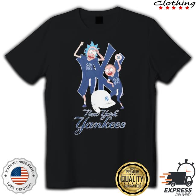 Original Rick And Morty X New York Yankees Logo Hoodie