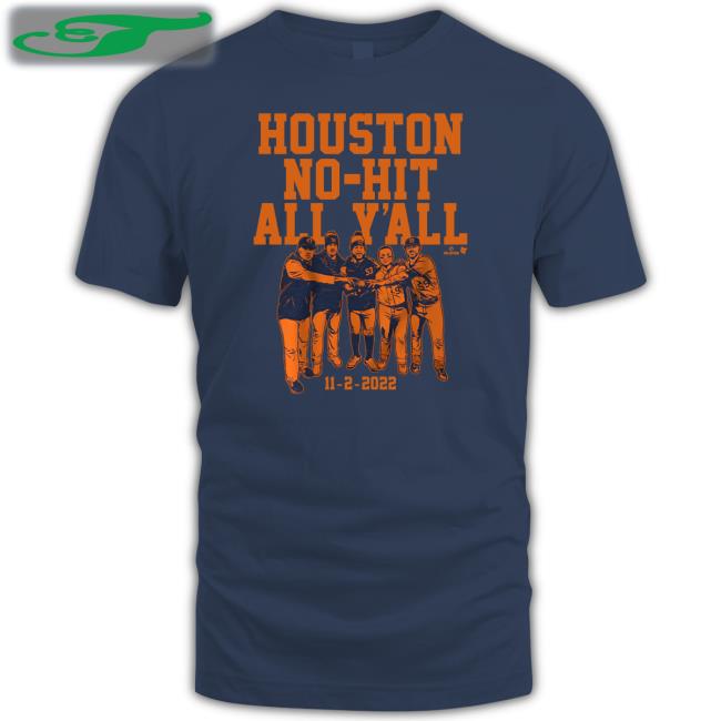 Houston No-Hit All Y'all Long Sleeve T Shirt