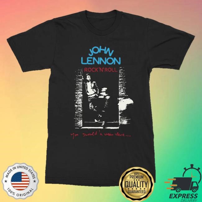 John Lennon Black Rock N Roll Hoodie