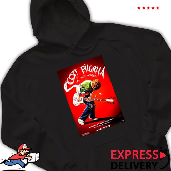 Official Scott Pilgrim Vs The World Movie Poster shirt Official Scott Pilgrim Vs The World Movie Poster shirt