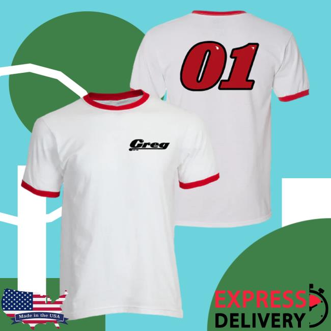 Official Danny Gonzalez Merch Store Team Greg Ringer Shirt White/Red DannyGonzalez