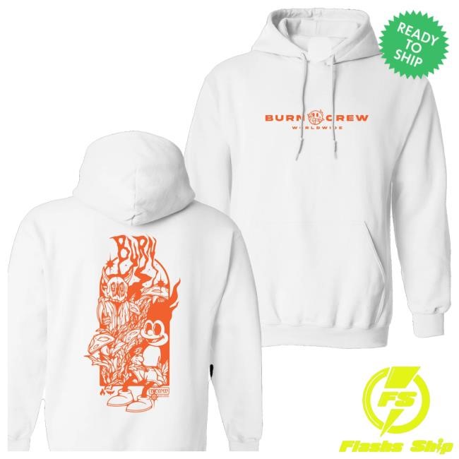 Down Right Merch Rise Like Moths To Flames - Burn Crew Crewneck Sweatshirt