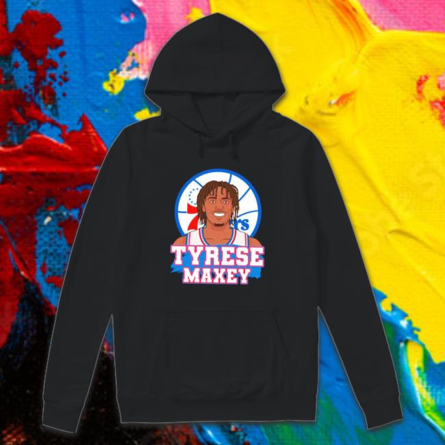 Tyrese Maxey Player Cartoon Shirt