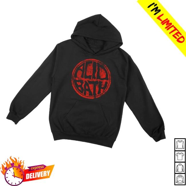 Acid Bath Official Merch Store Shop Acid Bath Worn 'N Torn Logo Long Sleeve T Shirt