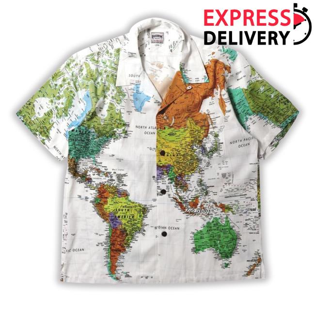 Houston Aloha Map Shirts