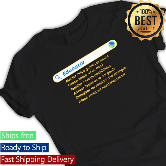 Educator Mentol Helps Guide Our Future Coach Keeps Us On Track shirt