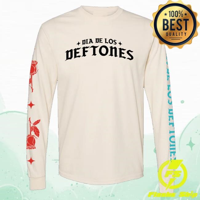 Official Shop Deftones Merch Store Ddld '24 Line-Up Long Sleeve Hooded Sweatshirt