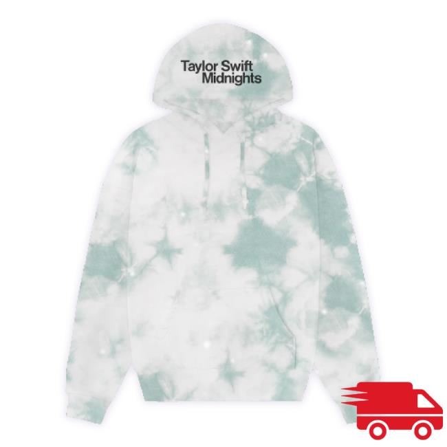 Official Taylor Swift Midnights Green Tie Dye Shirt