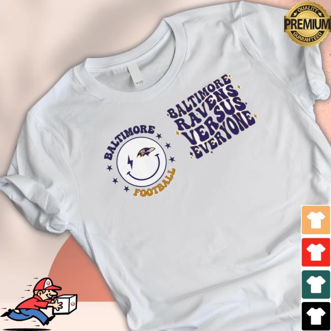 Trending Baltimore Ravens Football Versus Everyone Smile Icon Sweater