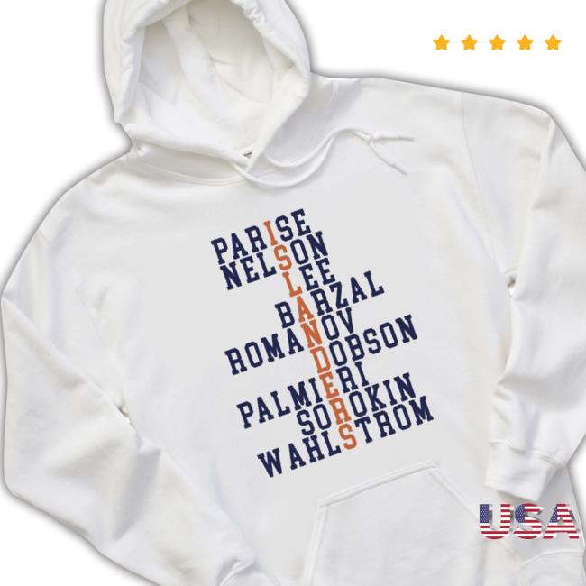 Official Islanders Parise Nelson Lee Barzal Romanov Dobson Palmieri Sorokin Wahlstrom Crewneck Sweatshirt Official Islanders Parise Nelson Lee Barzal Romanov Dobson Palmieri Sorokin Wahlstrom Sweatshirt