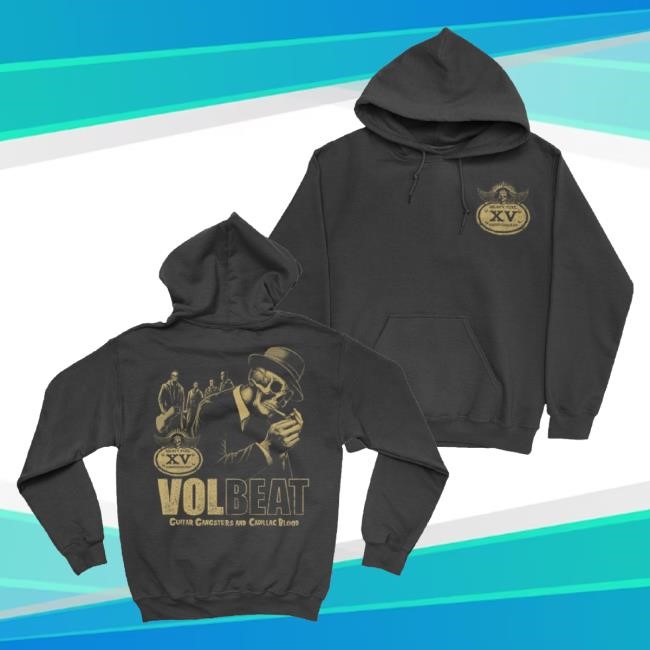 Official Volbeat Merch Guitar Gangsters & Cadillac Blood Tee