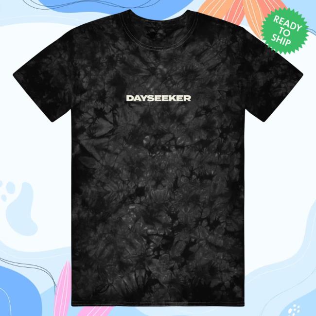 Official Dayseeker Merch Store Botanical Black Crystal Wash Shirts Dayseeker Shop