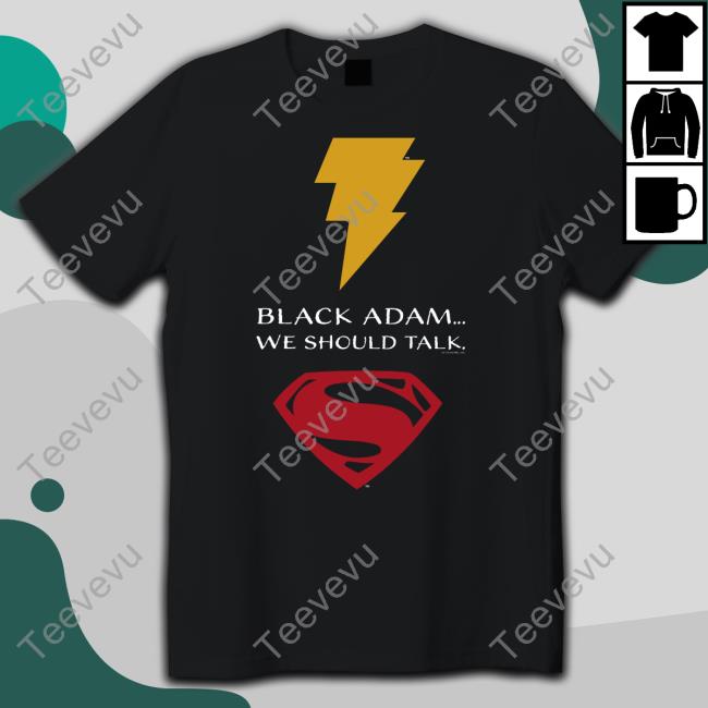 Black Adam We Should Talk Long Sleeve T Shirt Dceu
