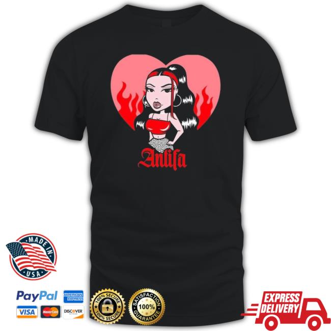 Antifa Socialist Sassy Bratz Doll Heart Baddie shirt