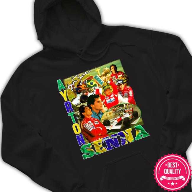 Ayrton Senna McLaren Legend Hoodie Ayrton Senna McLaren Legend Tank Top Zarga Apparel