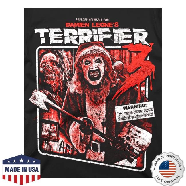 Terror Threads Merch Store Terrifier 3 Unrated Terror Tee
