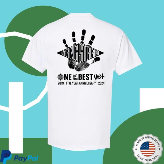 Gang Starr Store Ootby Fifth Anniversary #2 White T-Shirt, Hoodie, Tank Top, Sweater And Long Sleeve T-Shirt