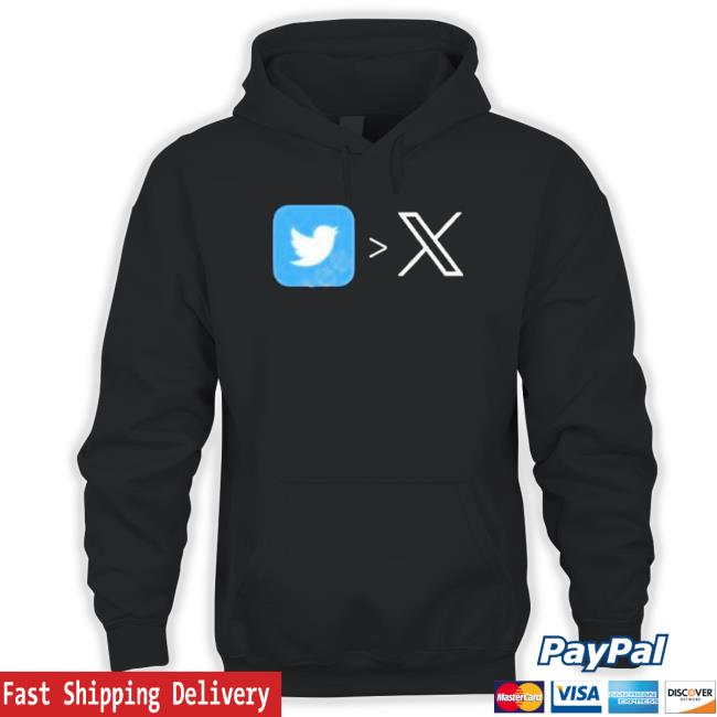 Official Twitter Logo X To Replace Blue Bird Shirts