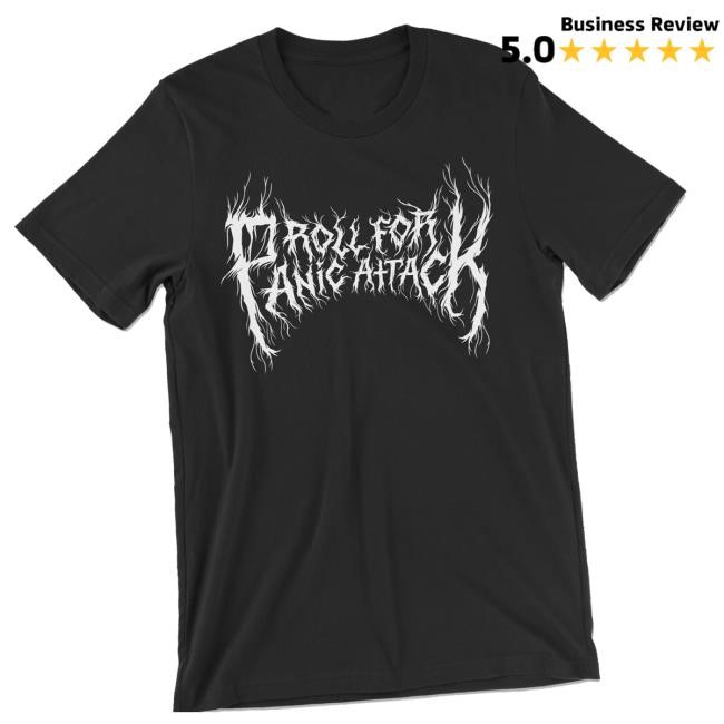 Official Dropout Merch Dimension 20 Fantasy High Roll For Panic Attack t-shirt, hoodie, tank top, sweater and long sleeve t-shirt