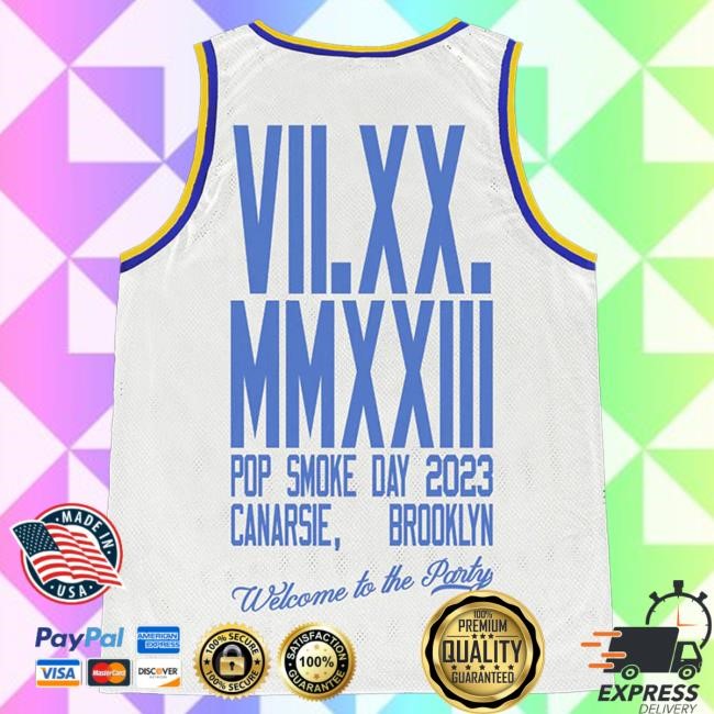 Pop Smoke Merch Pop Smoke Day Canarsie Jersey Shirt