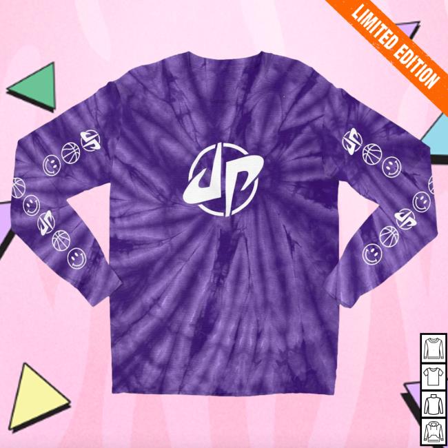 Official Dude Perfect Merch Store Shop Triple Double Tie Dye Long Sleeve Shirts Purple DudePerfect