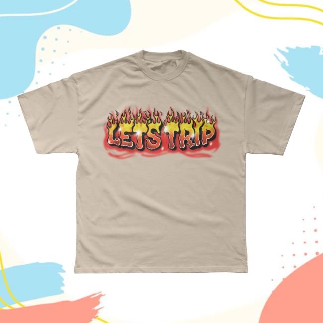 Trending Sturniolo Clothing Merch Store Let's Trip Embers Tee - Sand t-shirt, hoodie, tank top, sweater and long sleeve t-shirt